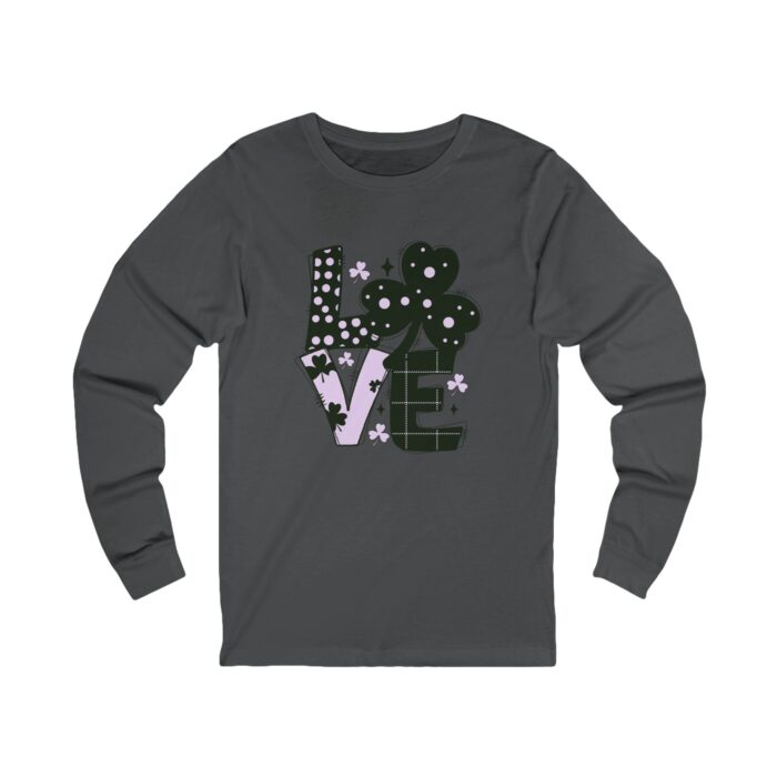 LOVE Unisex Jersey Long Sleeve Tee - Image 5