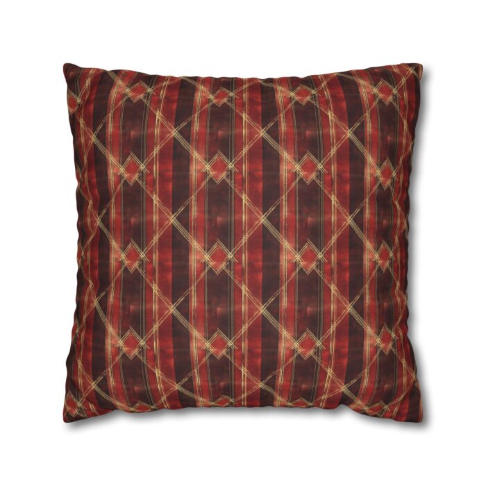 Sparkly red hues Faux Suede Square Pillowcase - Image 13