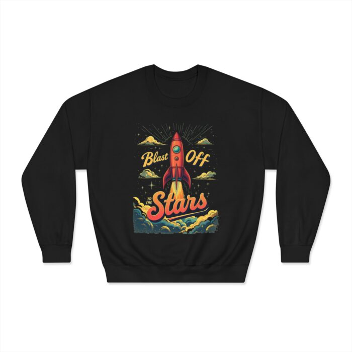 "meta_description": "Discover the comfort of the Blast Off Unisex DryBlend Sweatshirt. Stay dry and stylish.",