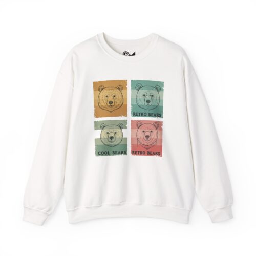 Crewneck Sweatshirt - Retro bears