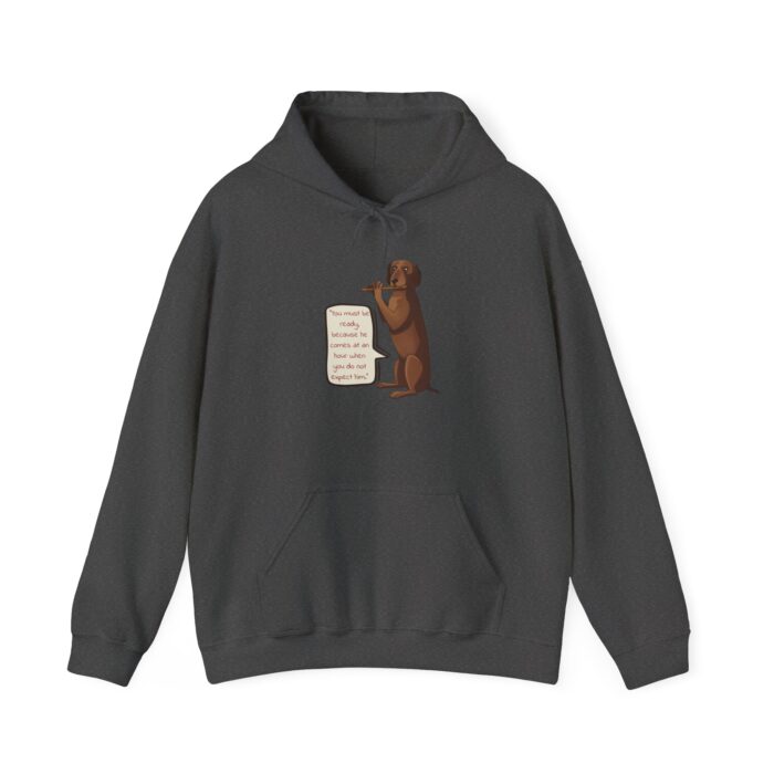 'You Must Be Ready' Dog Signal Message Unisex Heavy Blend™ Hooded Sweatshirt - Image 21