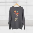 Astronaut and balloon at a Time Unisex Crewneck Sweatshirt
