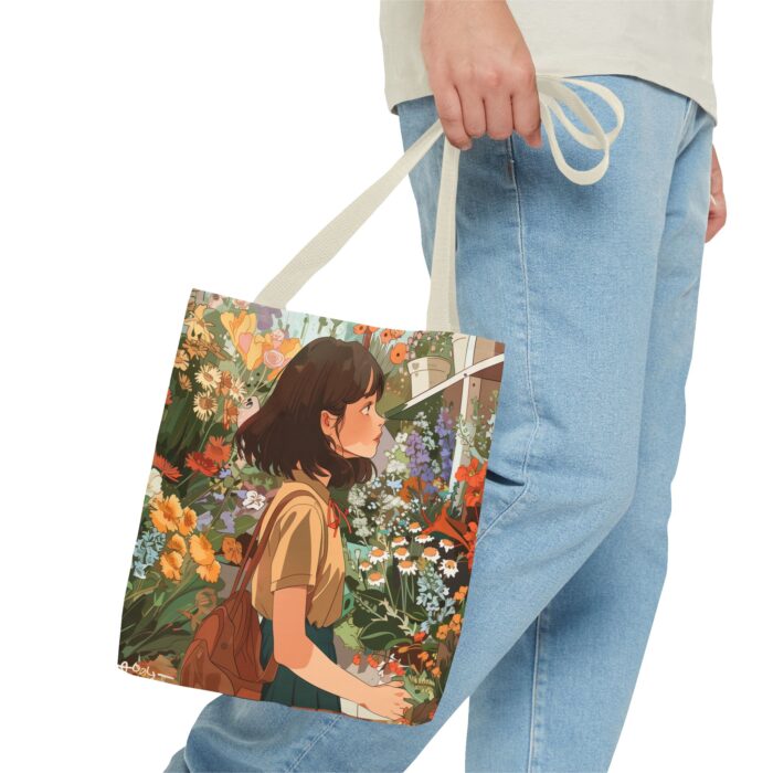 Girl and Flower Shop Tote Bag (AOP) - Image 39