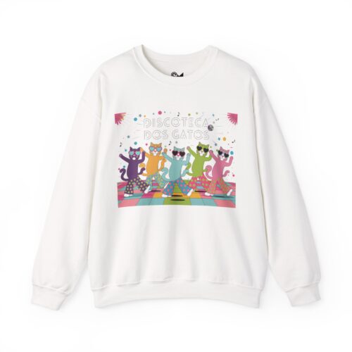 Discoteca dos Gatos Unisex Heavy Blend™ Crewneck Sweatshirt