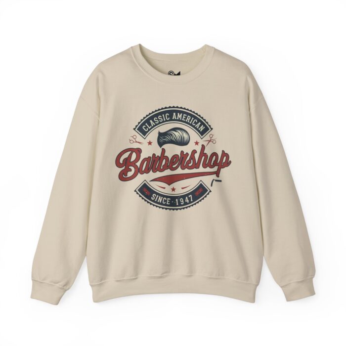 Classic American barbershop Unisex Heavy Blend™ Crewneck Sweatshirt - Image 9