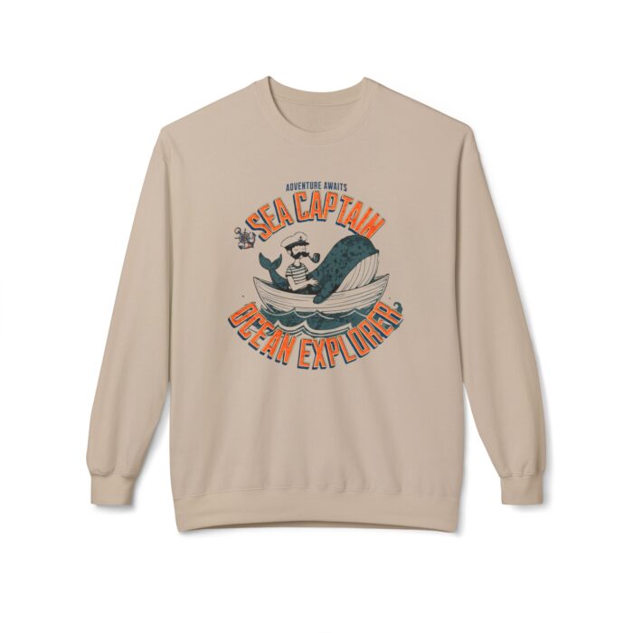 Sea captain Unisex Midweight Softstyle Fleece Crewneck Sweatshirt - Image 5