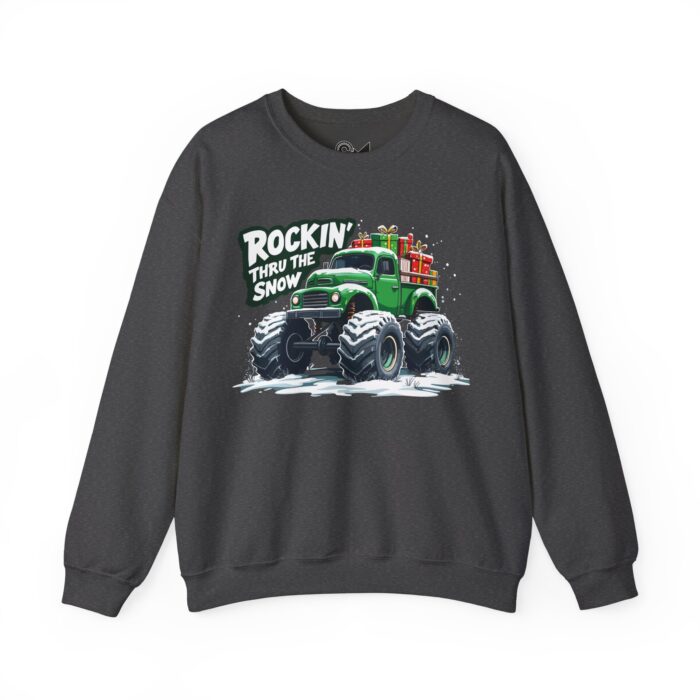 ROCKIN' THRU THE SNOW Unisex Heavy Blend™ Crewneck Sweatshirt - Image 25