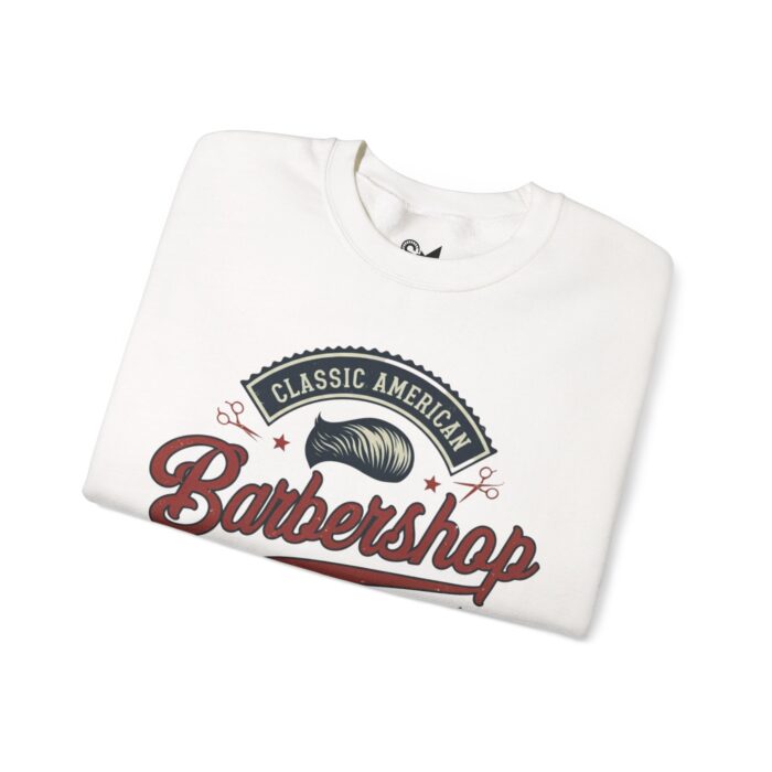 Classic American barbershop Unisex Heavy Blend™ Crewneck Sweatshirt - Image 3