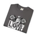 Unisex Garment-Dyed T-Shirt - Love Openmind Vintage Graphic Tee