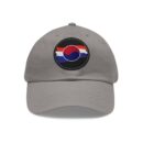 Korean Flag Hat with Leather Patch (Round)