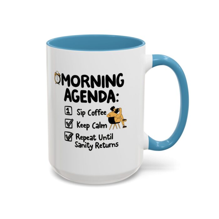 Morning Agenda Accent Coffee Mug (11, 15oz) - Image 38