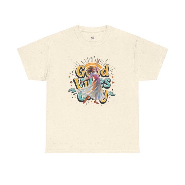 Good vibes only Unisex Heavy Cotton Tee - Image 17