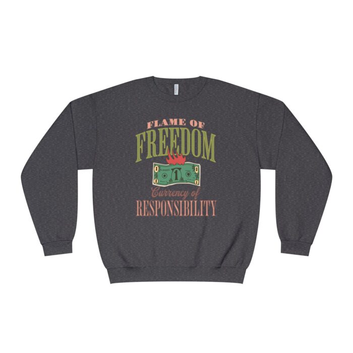 Currency of freedom Unisex NuBlend® Crewneck Sweatshirt - Image 5