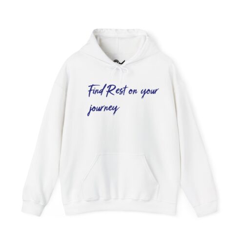 Find Rest on the Journey Unisex Heavy Blend™ Hooded Sweatshirt