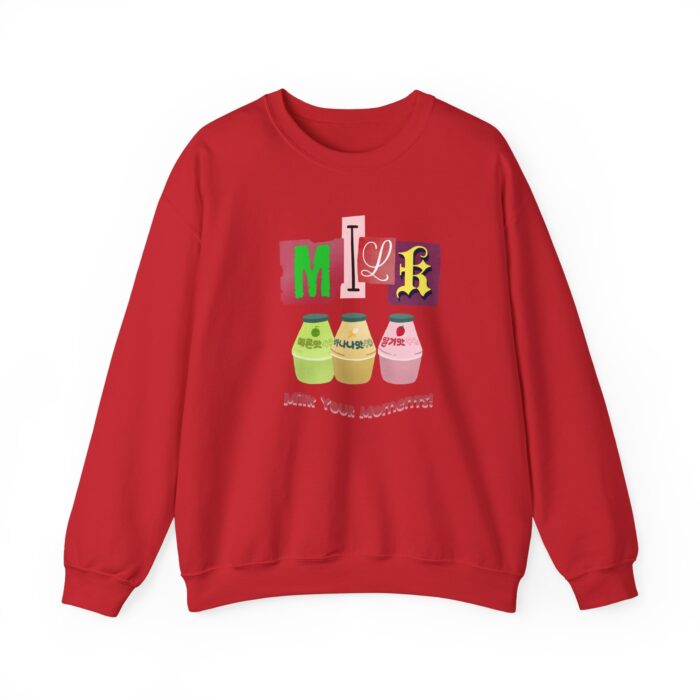 Milk your moment! Unisex Heavy Blend™ Crewneck Sweatshirt - Image 53