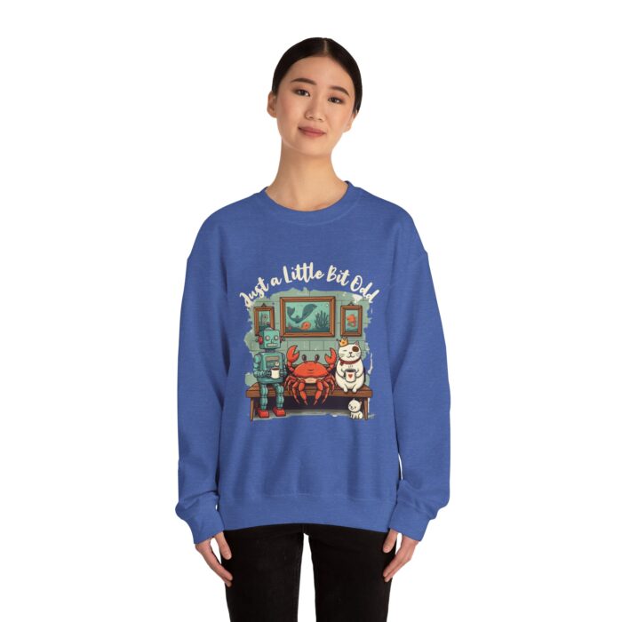 Just a little bit odd Unisex Heavy Blend™ Crewneck Sweatshirt - Image 32