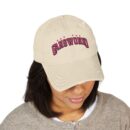 Korea Gangwondo Distressed Dad Hat with Embroidery