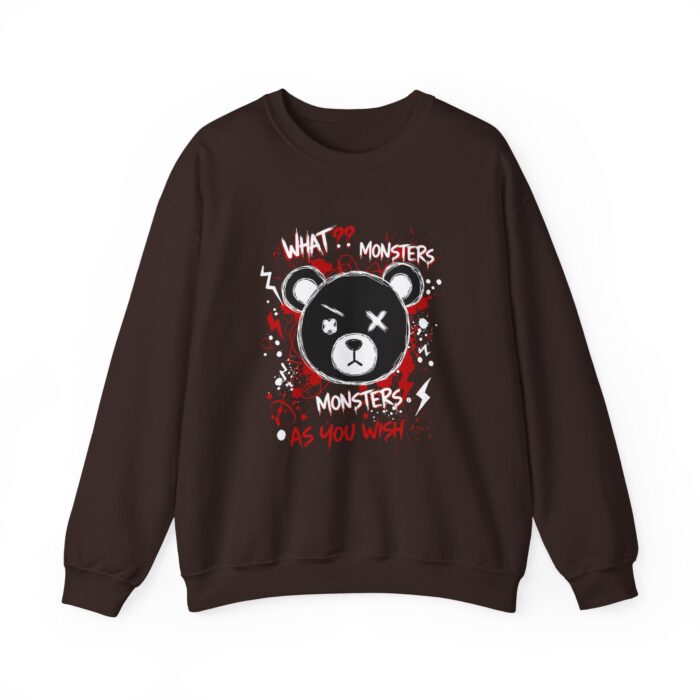 What! monsters as you wish Unisex Heavy Blend™ Crewneck Sweatshirt - Image 5