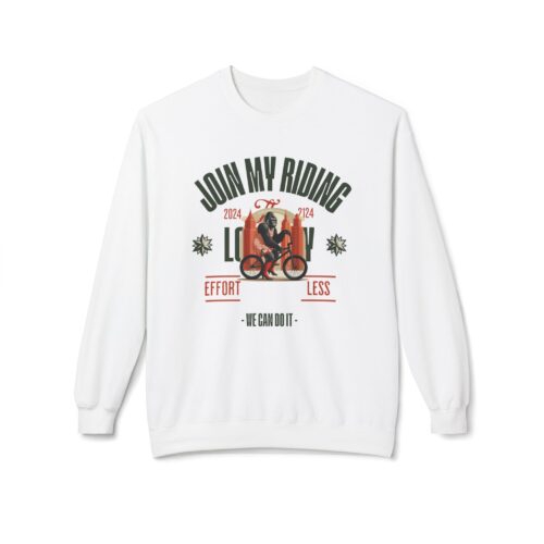 "meta_description": "Experience unmatched comfort with our 'Join My Riding?' Unisex Sweatshirt. Perfect blend of style and warmth.",
