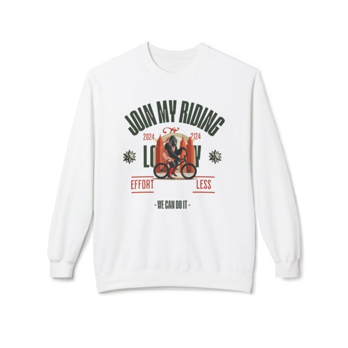 "meta_description": "Experience unmatched comfort with our 'Join My Riding?' Unisex Sweatshirt. Perfect blend of style and warmth.",