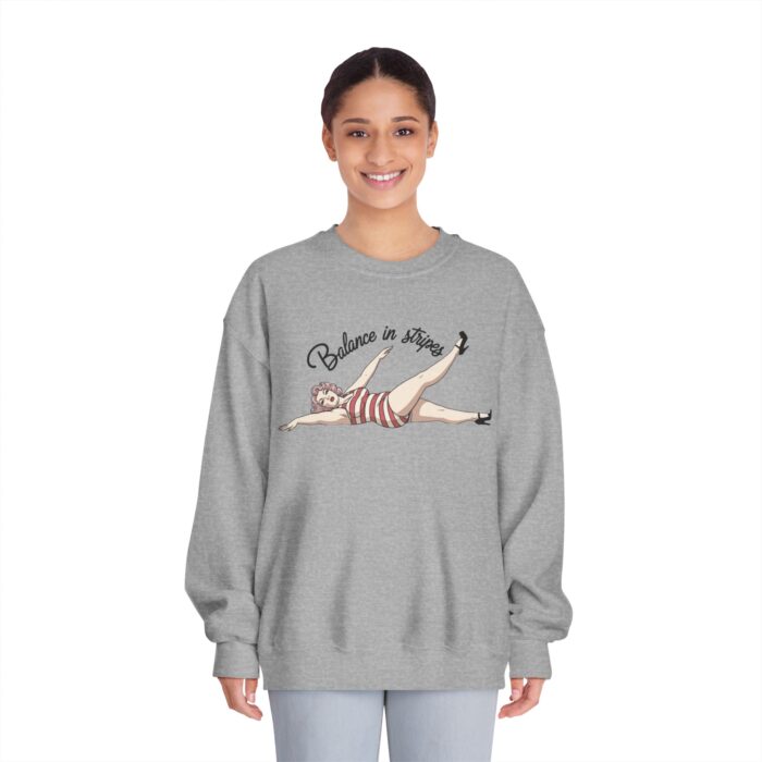 Balance in Stripes Unisex DryBlend® Crewneck Sweatshirt - Image 11