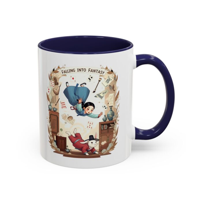 Falling into fantasy Accent Coffee Mug (11, 15oz) - Image 6