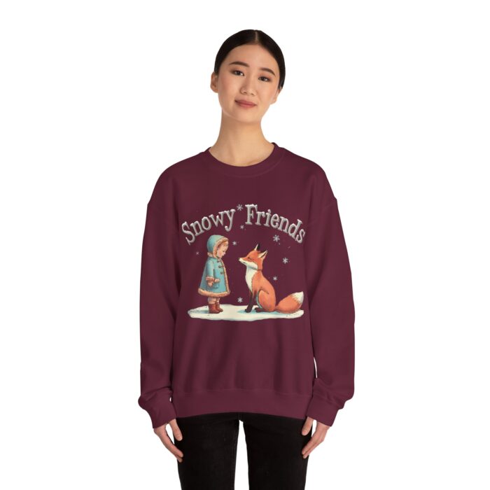 Snowy Friends Unisex Heavy Blend™ Crewneck Sweatshirt - Image 12