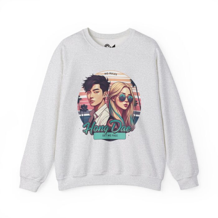 HongDae Freedom Unisex Heavy Blend™ Crewneck Sweatshirt - Image 5