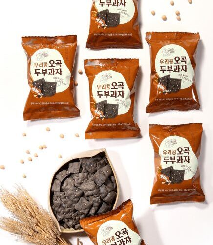이장님 Bakery Wooribean Five Grain Tofu Snack baked, 50g, 5 pieces