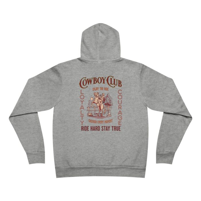 Cowboy club Unisex Sponge Fleece Pullover Hoodie - Image 2