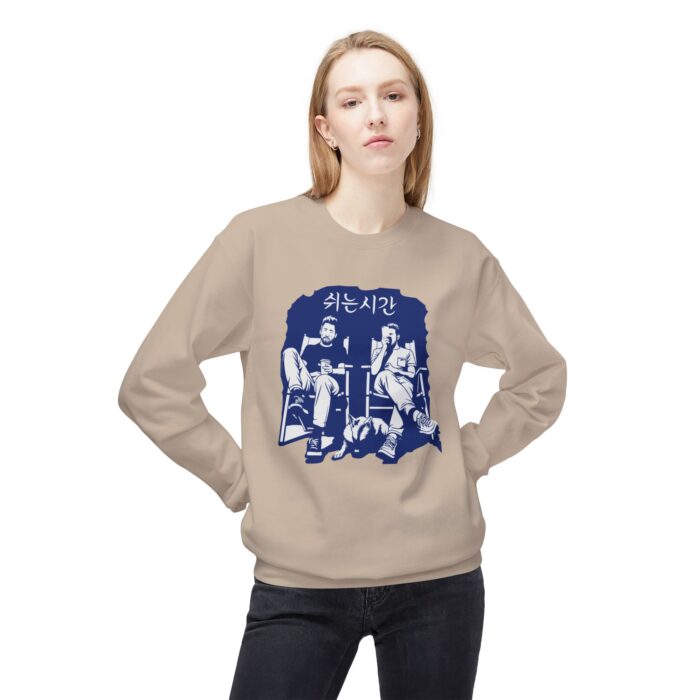 Break time Unisex Midweight Softstyle Fleece Crewneck Sweatshirt - Image 11