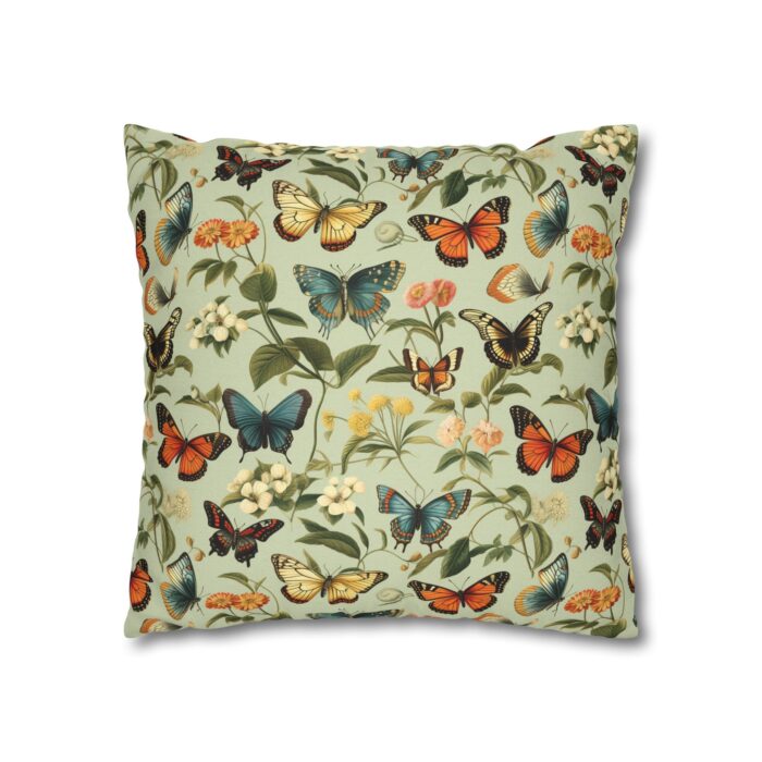 Butterfly Spun Polyester Square Pillowcase - Image 7