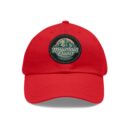 Where Mountains Meet Your Spirit Dad Hat with Leather Patch (Round)