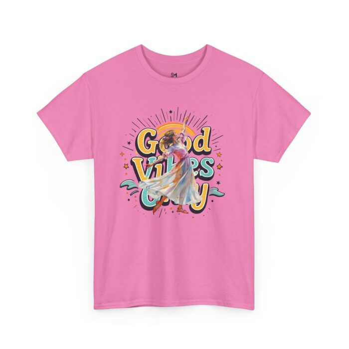 Good vibes only Unisex Heavy Cotton Tee - Image 35