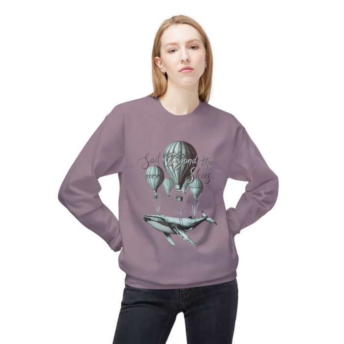 Sail Beyond the Skies Unisex Midweight Softstyle Fleece Crewneck Sweatshirt - Image 19