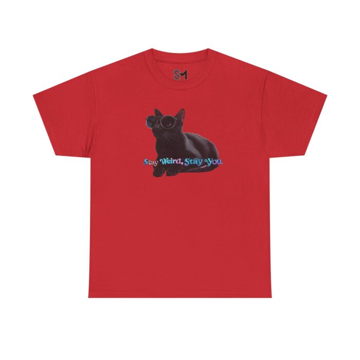 Stay weird, stay you Unisex Heavy Cotton Tee - Image 37