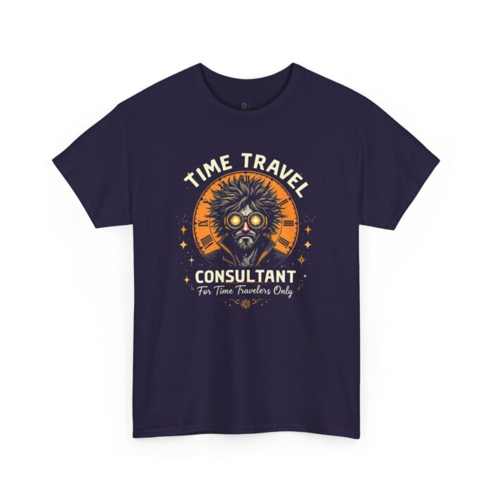 Time travel Unisex Heavy Cotton Tee - Image 11