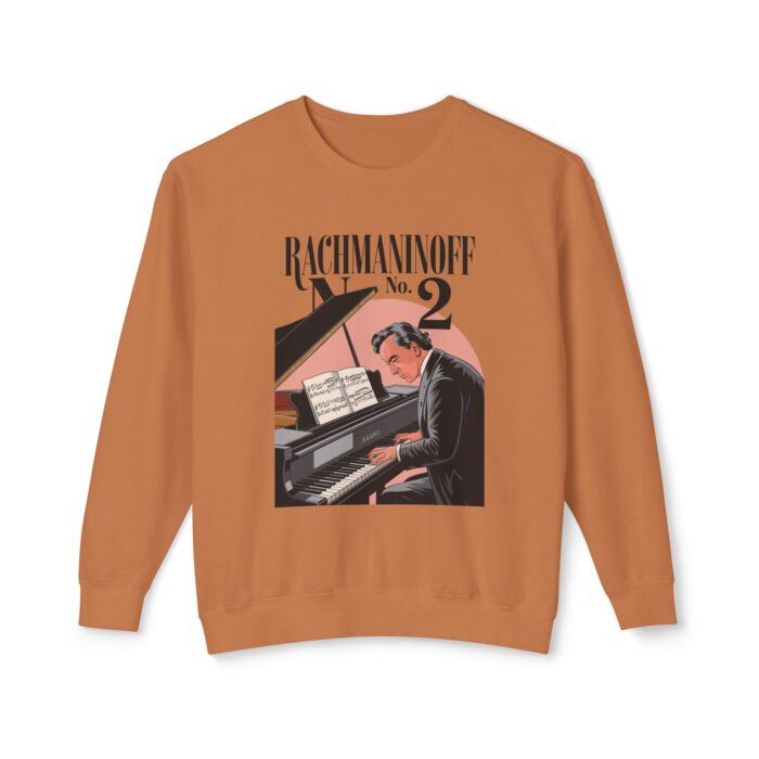 Rachmaninoff No. 2 Unisex Lightweight Crewneck Sweatshirt - Image 13