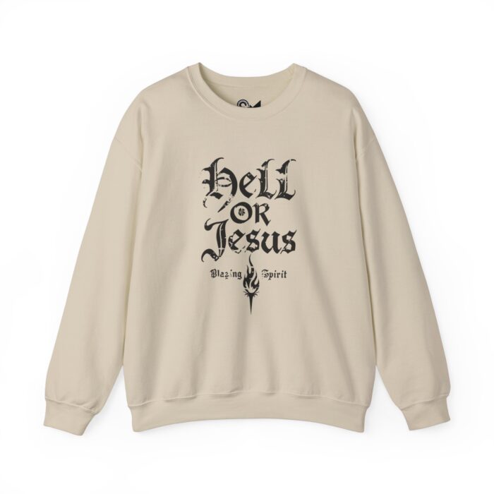 Hell or Jesus Unisex Heavy Blend™ Crewneck Sweatshirt - Image 9