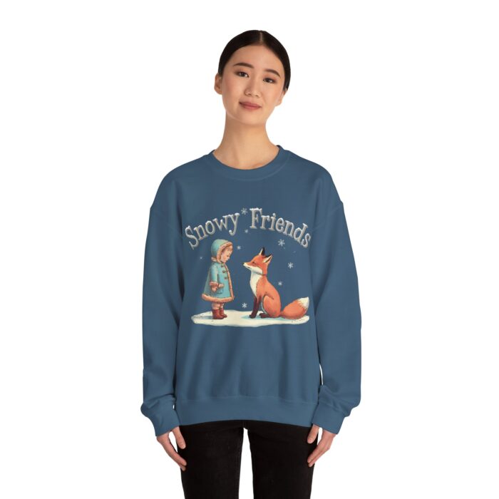 Snowy Friends Unisex Heavy Blend™ Crewneck Sweatshirt - Image 32