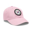 Made in South Korea Hat with Leather Patch (Round)