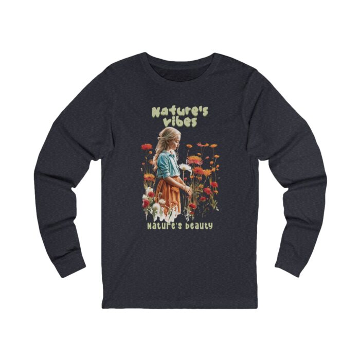 Nature's Vibes Unisex Jersey Long Sleeve Tee - Image 15