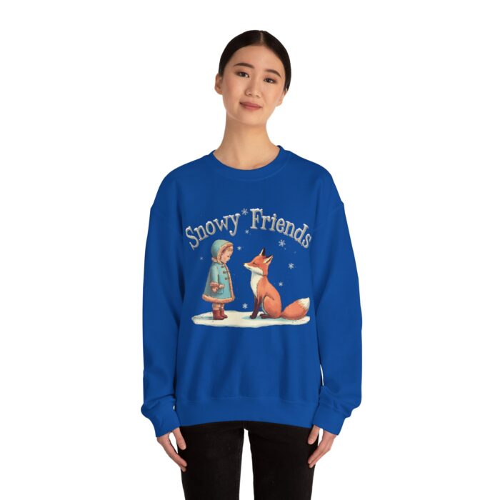 Snowy Friends Unisex Heavy Blend™ Crewneck Sweatshirt - Image 40