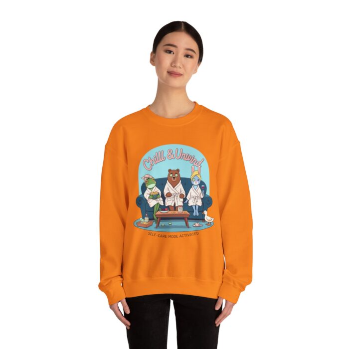 Chill & Unwind Unisex Heavy Blend™ Crewneck Sweatshirt - Image 12