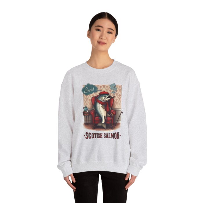 Scottish Salmon Unisex Heavy Blend™ Crewneck Sweatshirt - Image 8