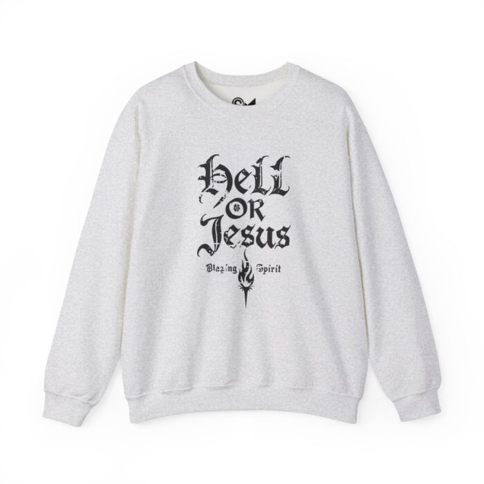Hell or Jesus Unisex Heavy Blend™ Crewneck Sweatshirt - Image 5