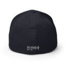 GO FORWARD Embroidered Korean Phrase Cap - Stylish Closed-Back Structured Hat for Everyday Wear