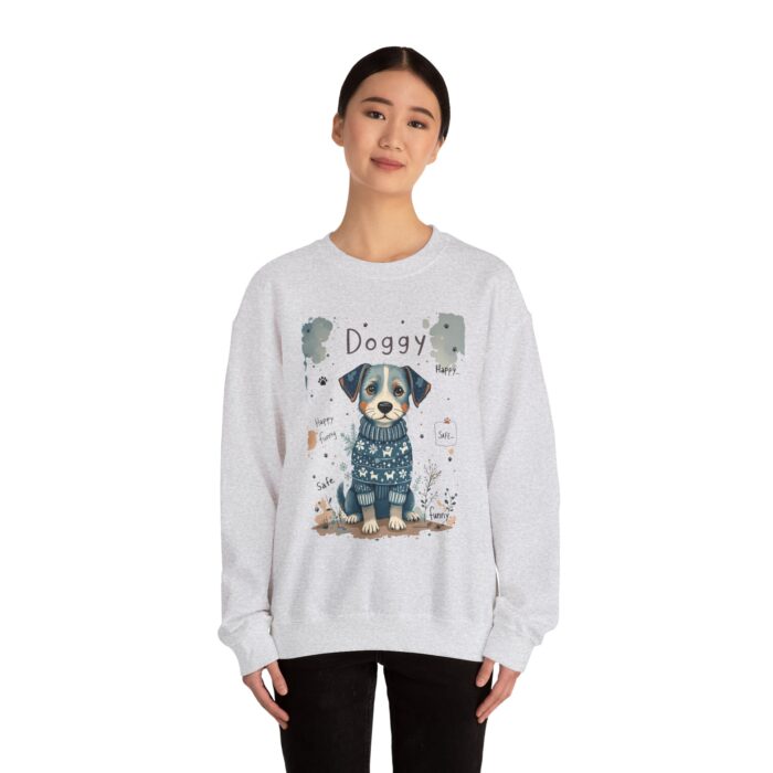 Doggy fun, safe Unisex Heavy Blend™ Crewneck Sweatshirt - Image 8