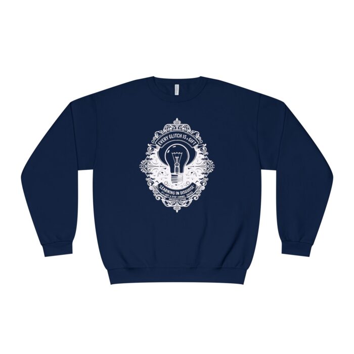 EVERY GLITCH IS A GIFT Unisex NuBlend® Crewneck Sweatshirt - Image 13