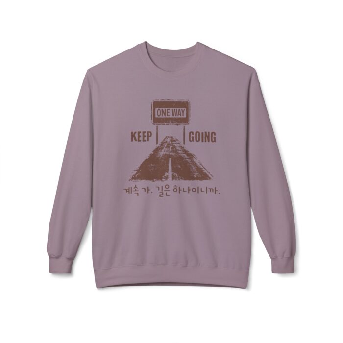 One way, keep going II Unisex Midweight Softstyle Fleece Crewneck Sweatshirt - Image 21